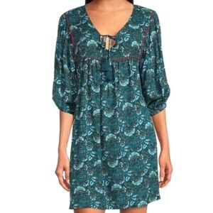 Band of the Free Women's Floral Tunic Mini Dress, Size S